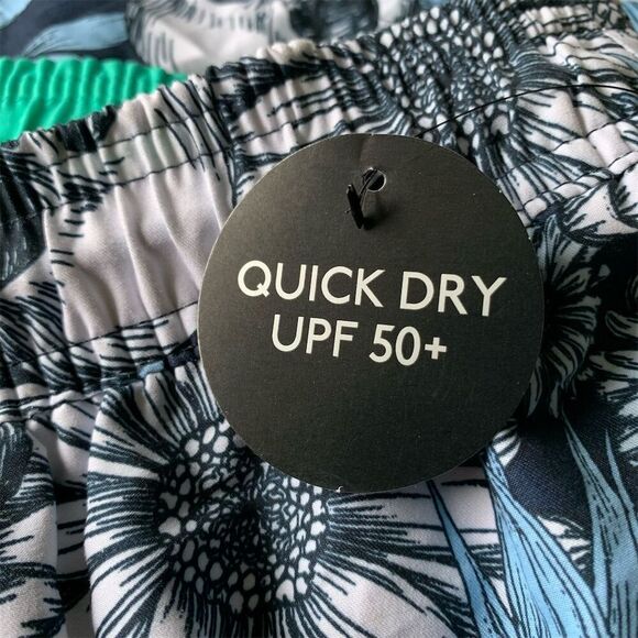 No‎ Boundaries Men's 3XL Skull Floral Swim Trunks Elastic Waist Multicolor - Picture 2 of 12